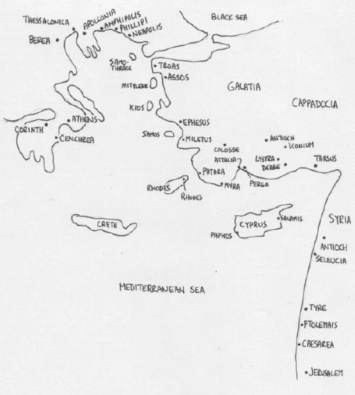 Map of Acts